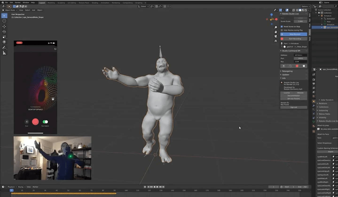 Les meilleurs outils de motion capture pour Blender
