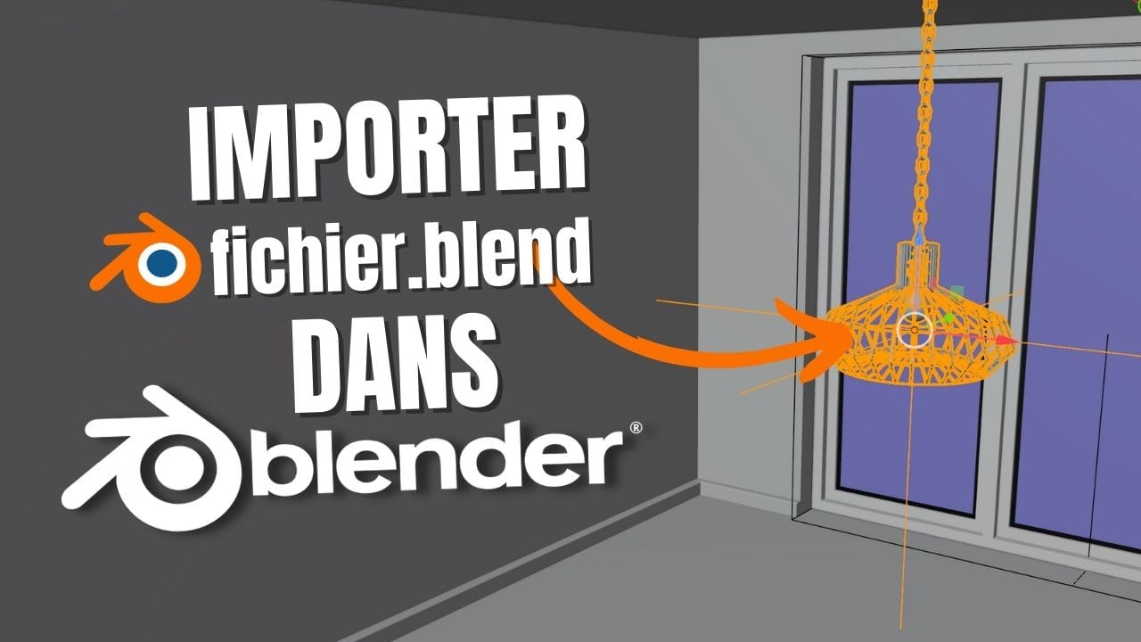 Comment importer un fichier .blend dans blender ?