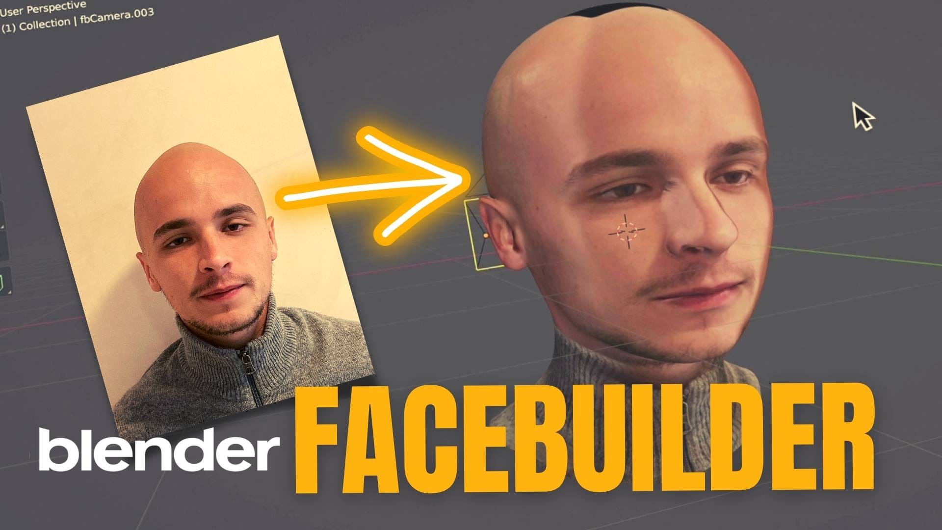 Faire un personnage 3D à partir d'une photo sur Blender en 5 minutes !