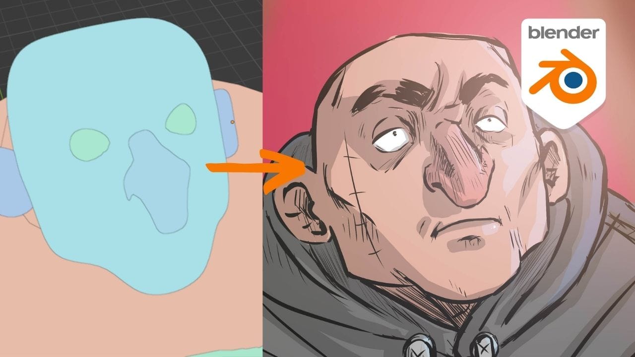 Comment faire un Webtoon avec Blender et SketchUp.