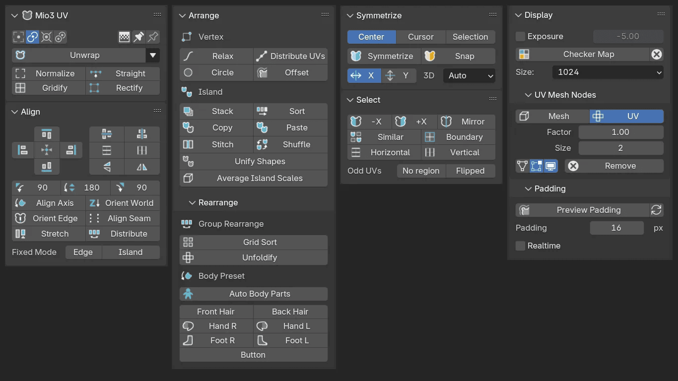 Mio3 : Le plugin ultime pour l’édition UV dans Blender