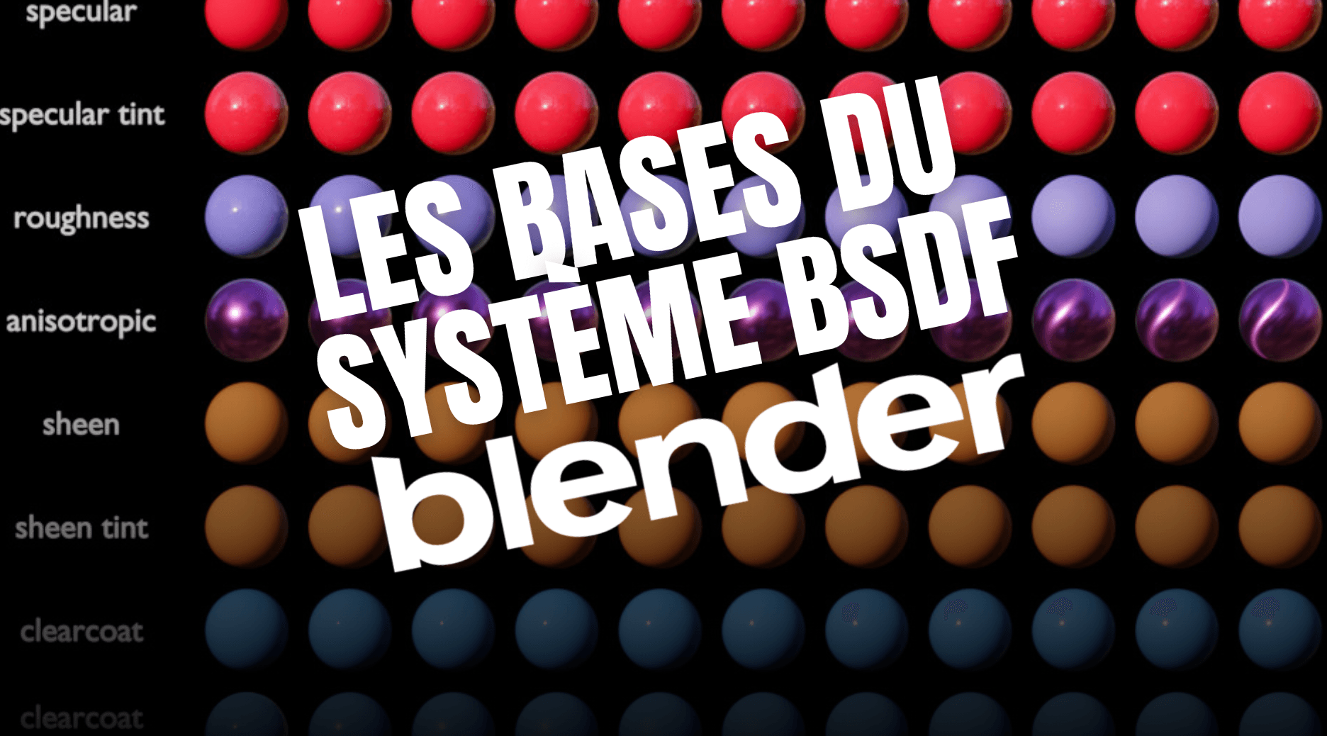 Comprendre le système BSDF de Blender