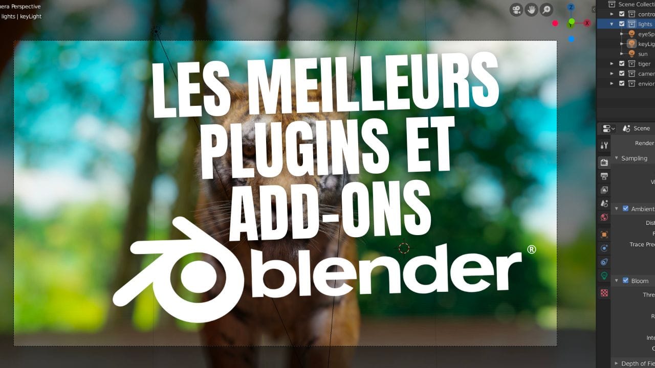 Les meilleurs plugins et addons Blender 3D gratuits et payants