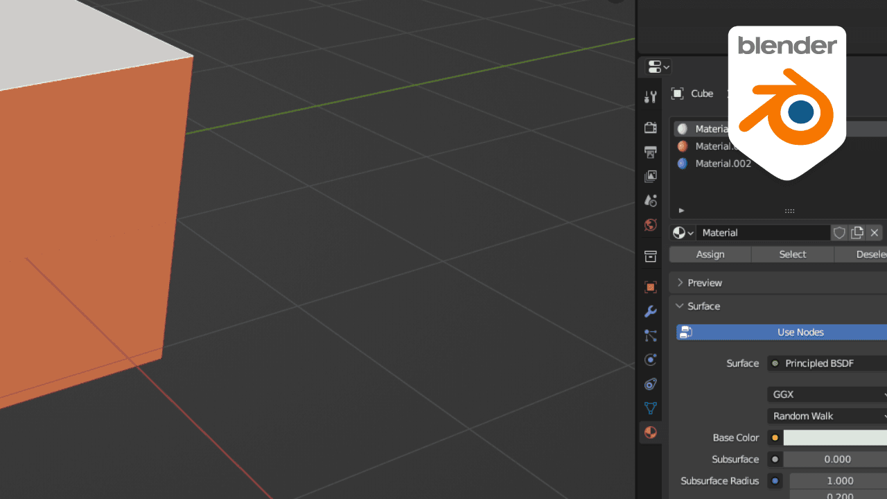 Comment appliquer deux matières différentes sur un objet sur blender ?