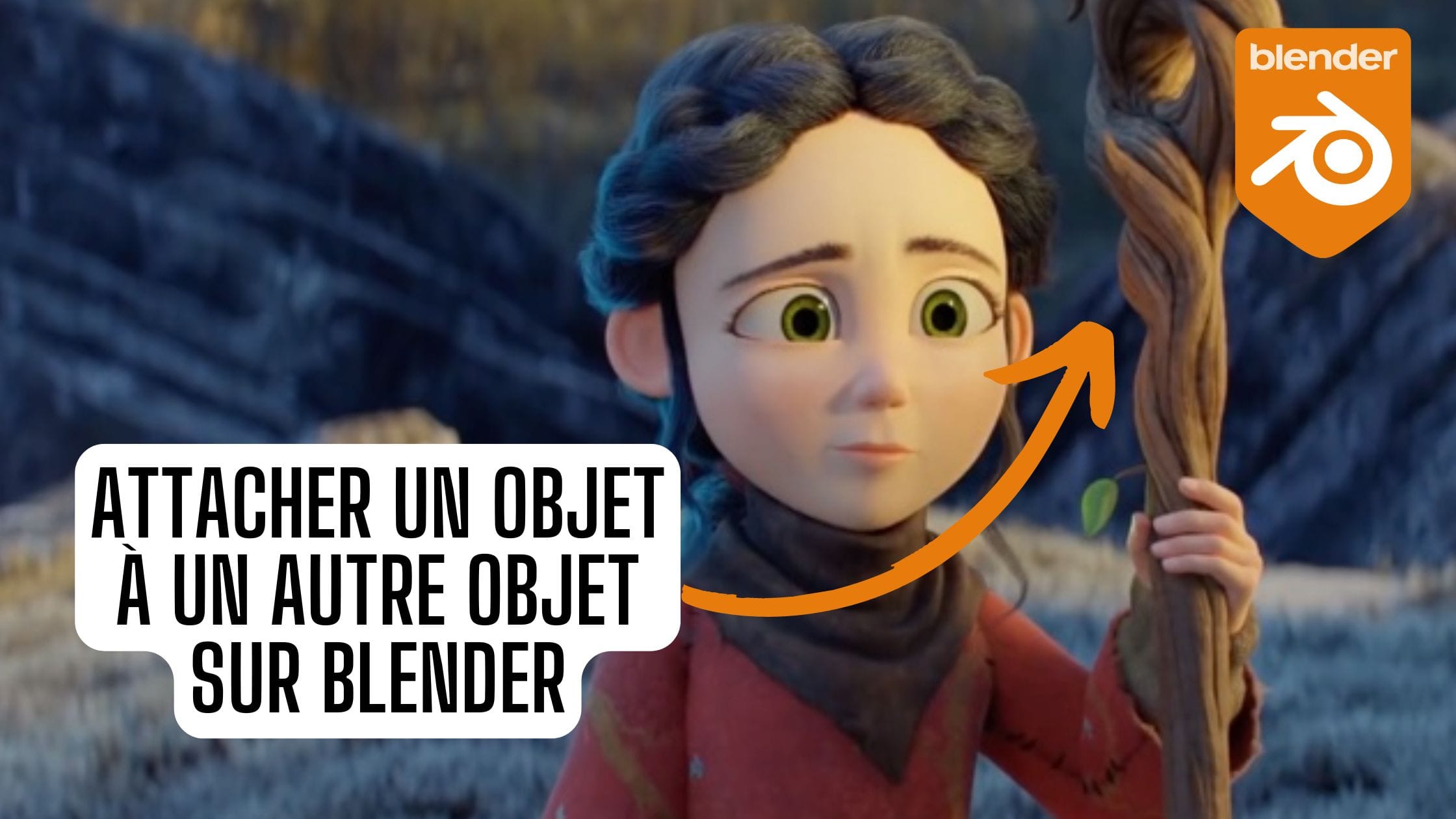 Comment attacher un objet à un autre objet sur Blender