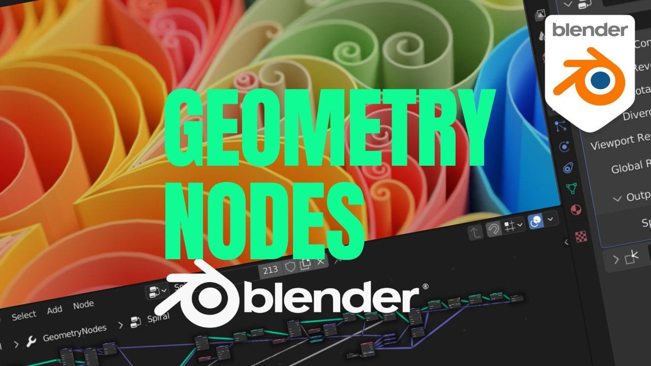 Comprendre les Geometry Nodes de Blender 3D