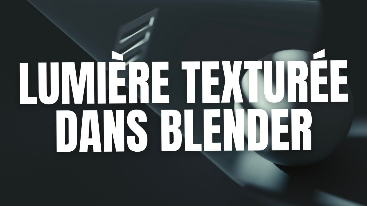 Comment faire des lumières avec texture sur Blender ?