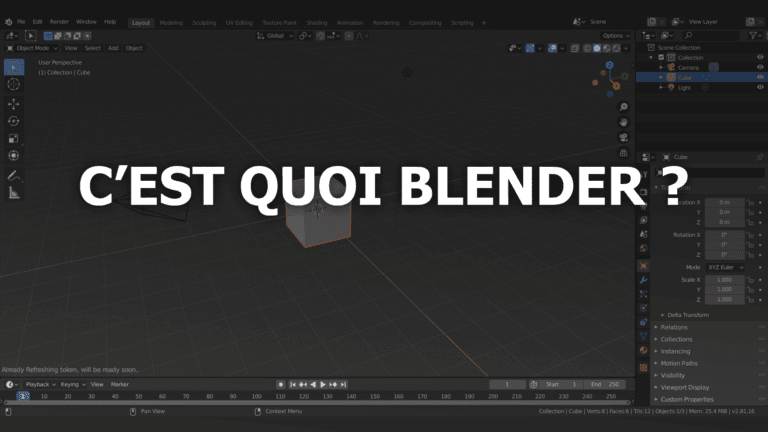 Comment faire un film d’animation 3D sur Blender? - Apprendre Blender